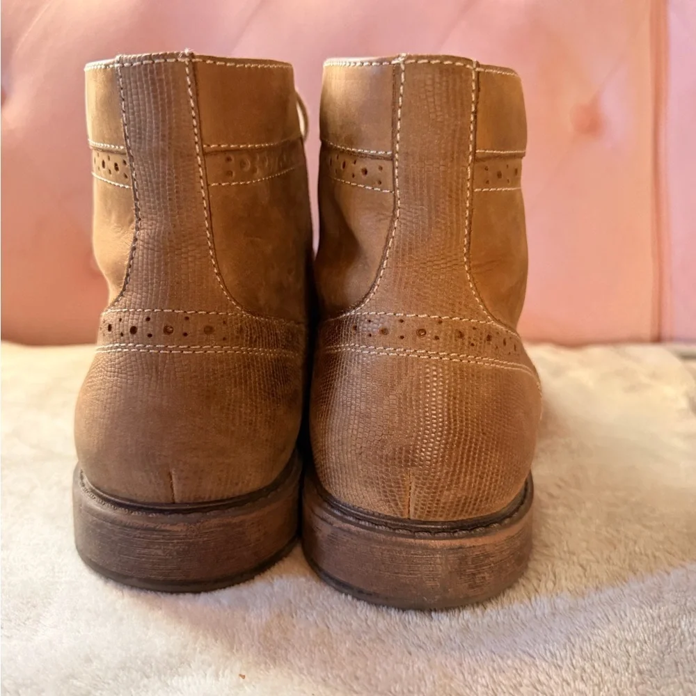 J & M Men's Tan Brogue Boots preppy western 
J.Murphy Sz 10 - Picture 4 of 11